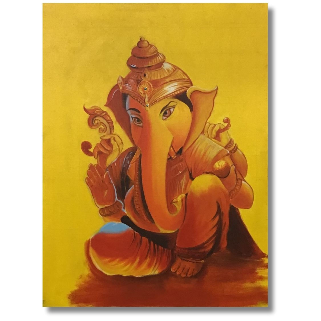 ganesha canvas painting
