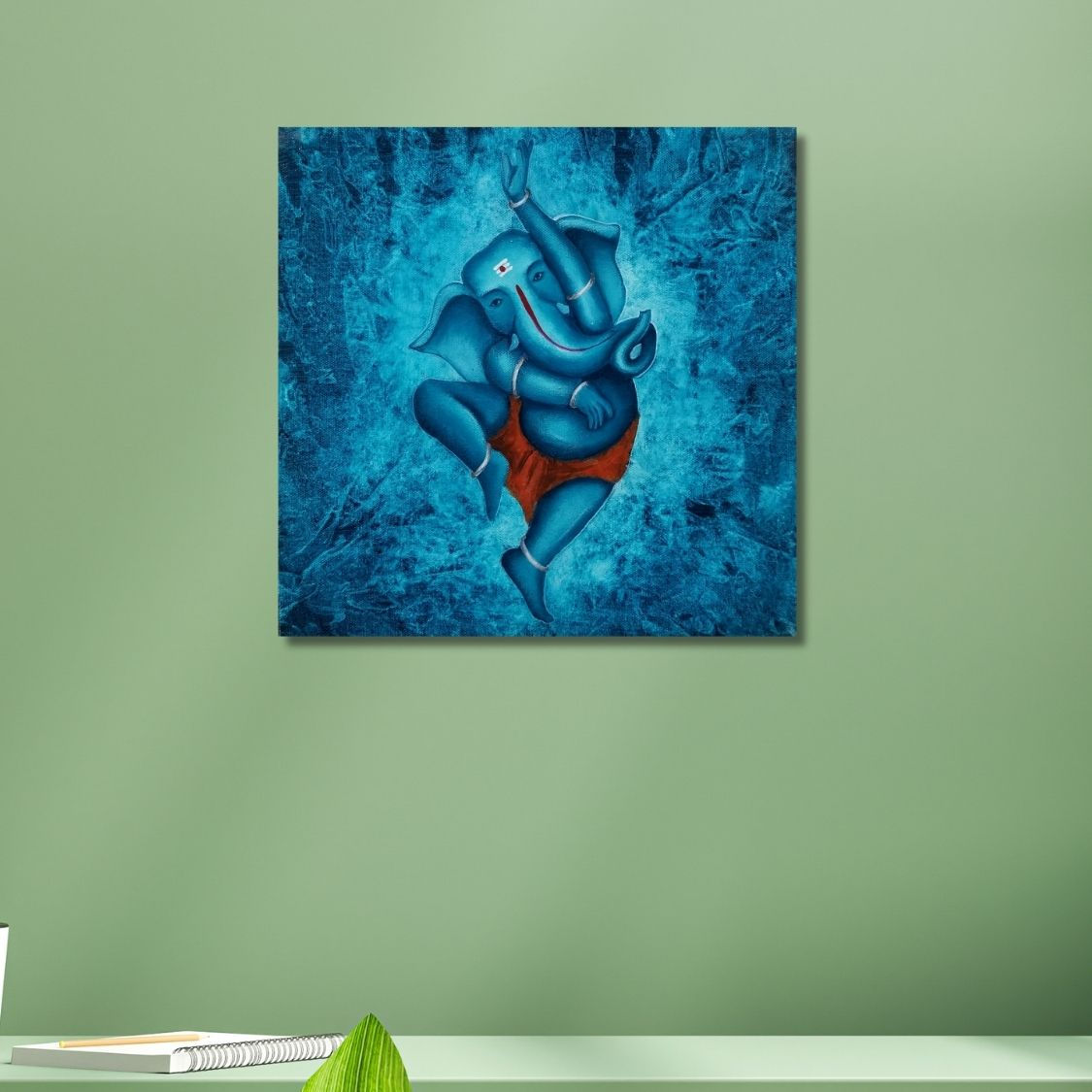 handmade lord ganesha art