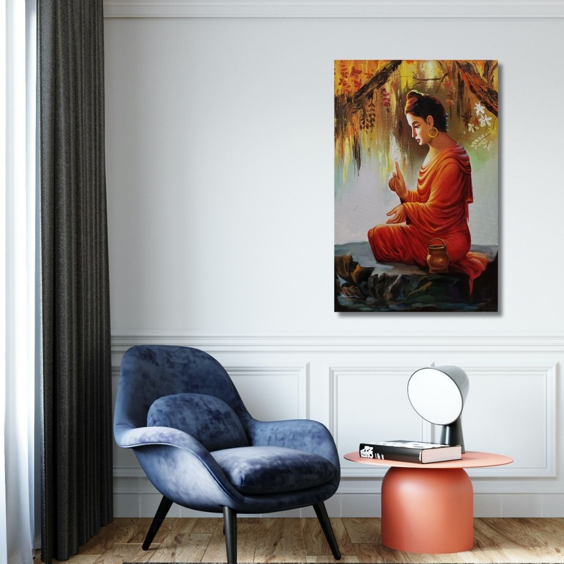 acrylic art for meditation room