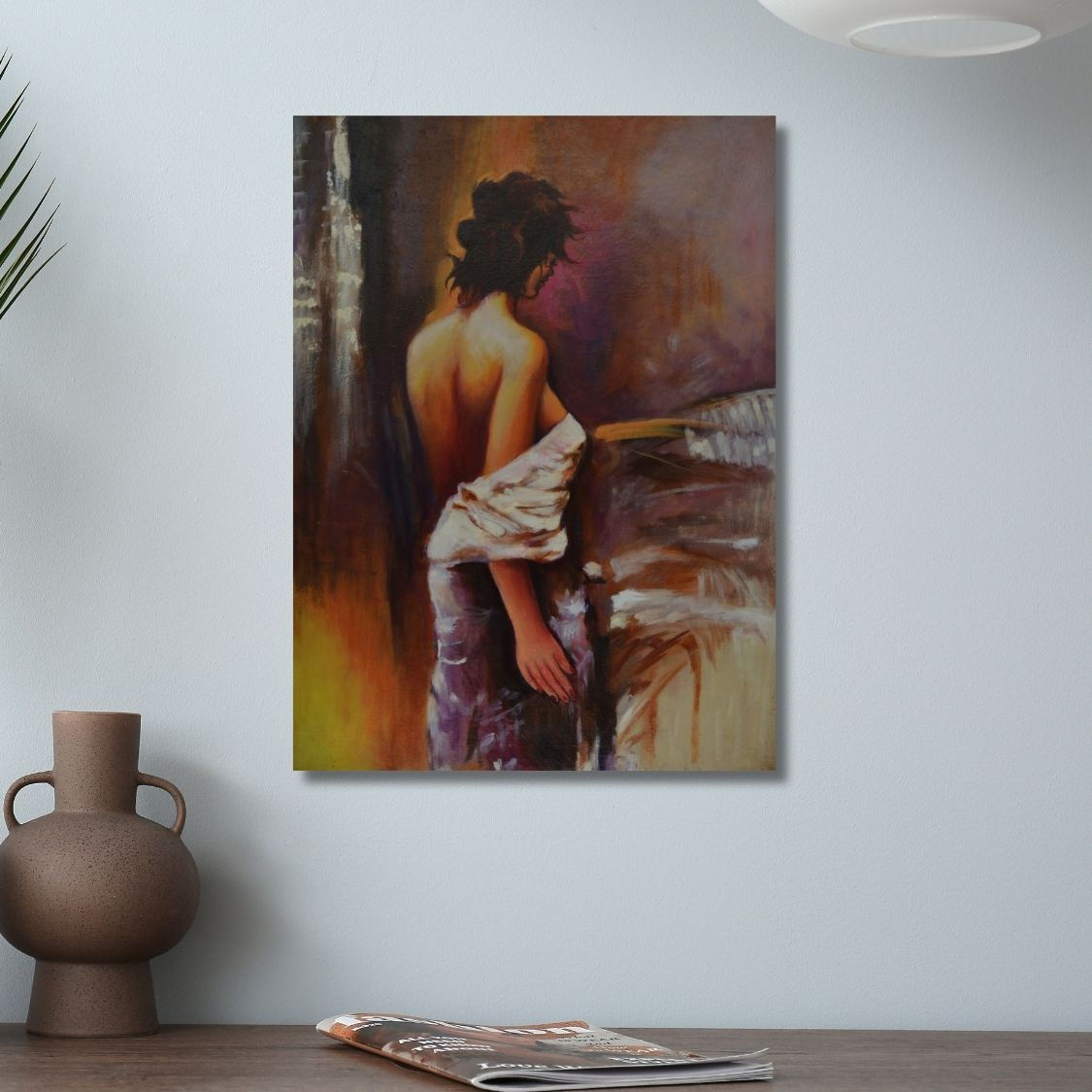 Figurative Acrylic Woman Art