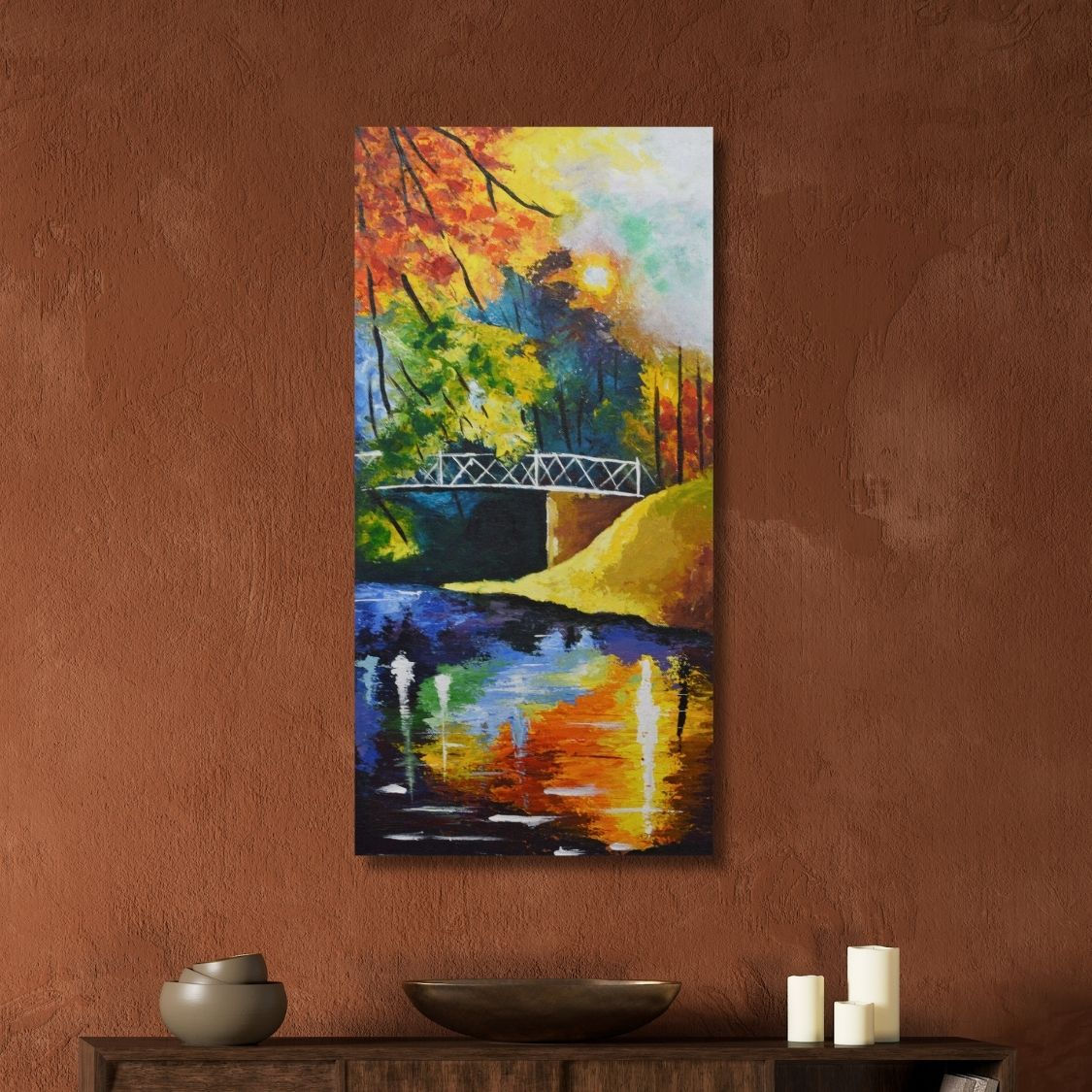 Natureinspired wall decor painting