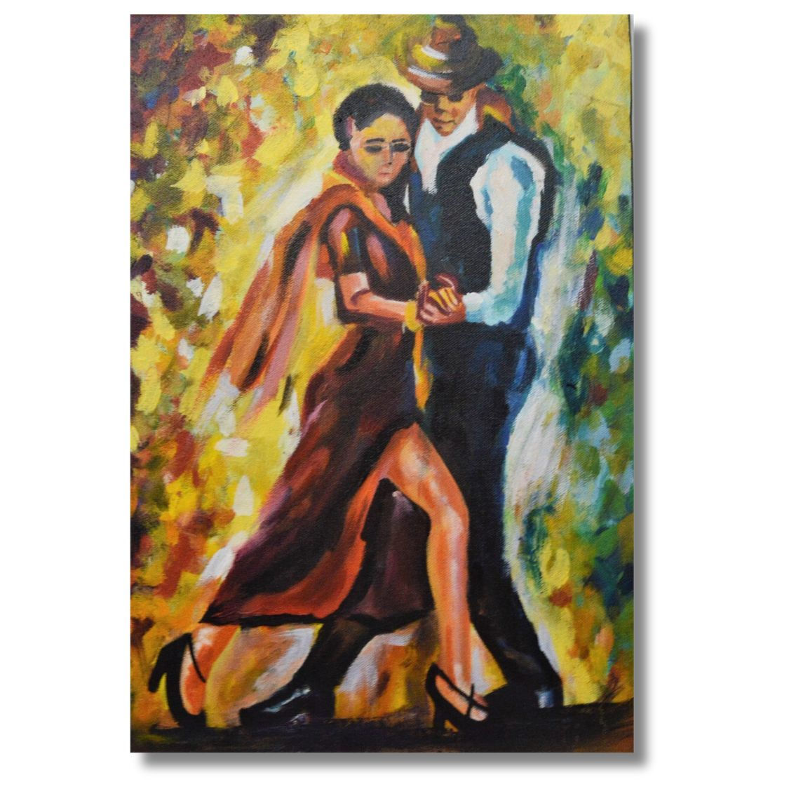 dancing couple painting