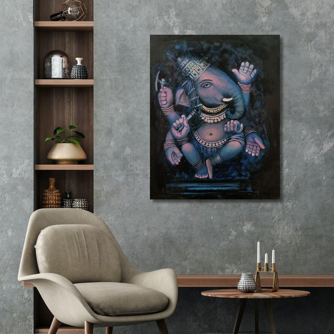 Modern Hindu God Painting