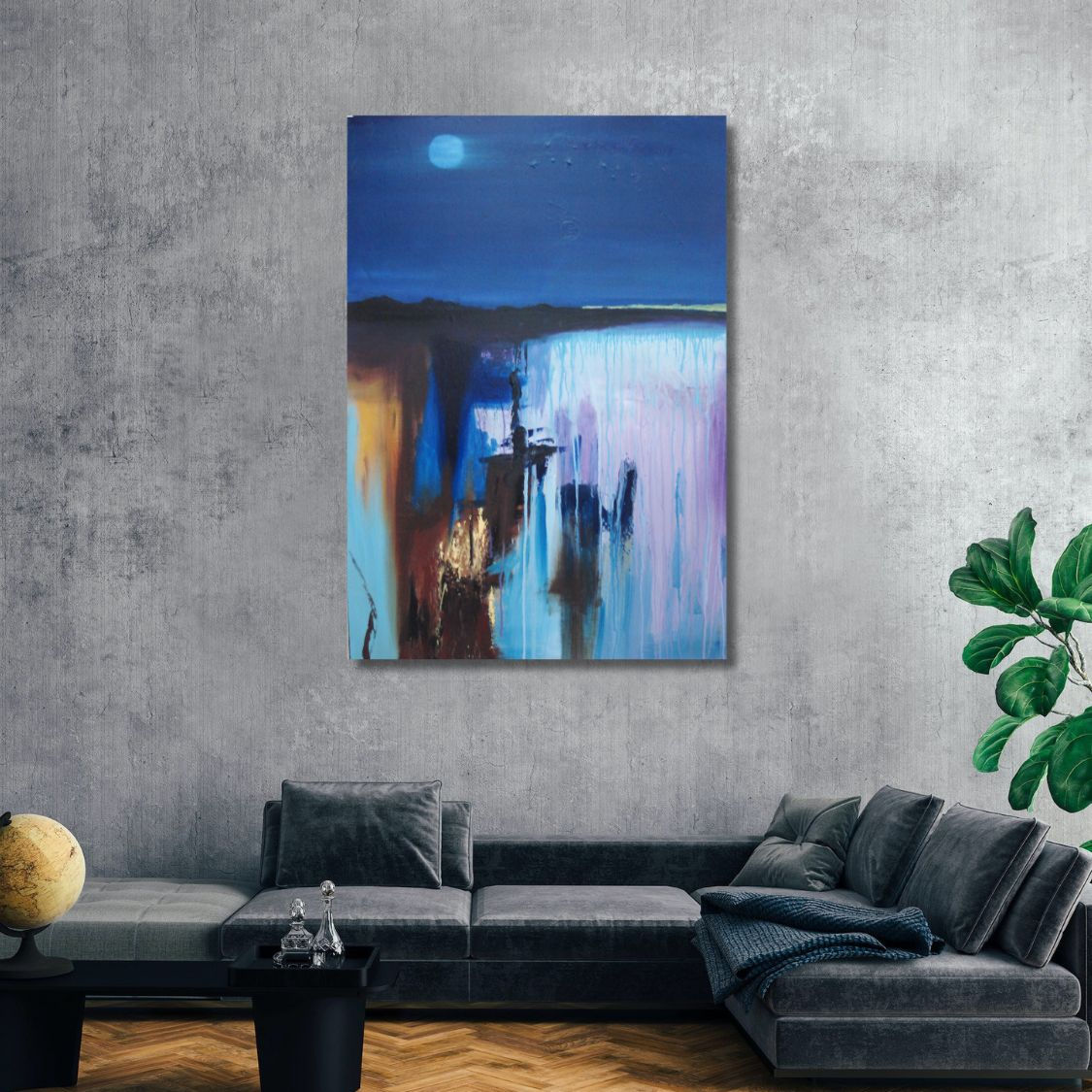 Fluid Acrylic Canvas Art
