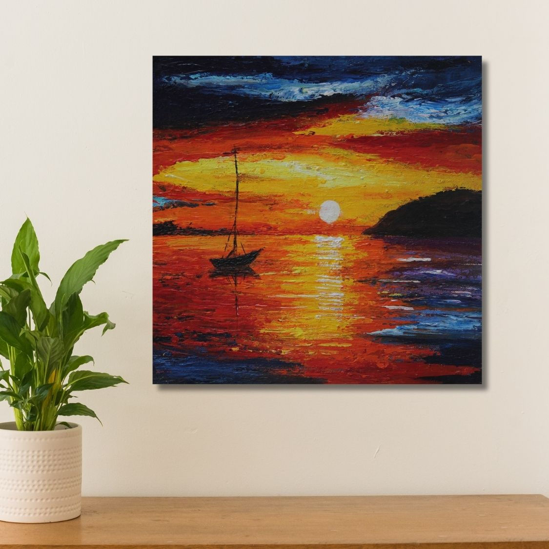 Modern Ocean Canvas Artwork