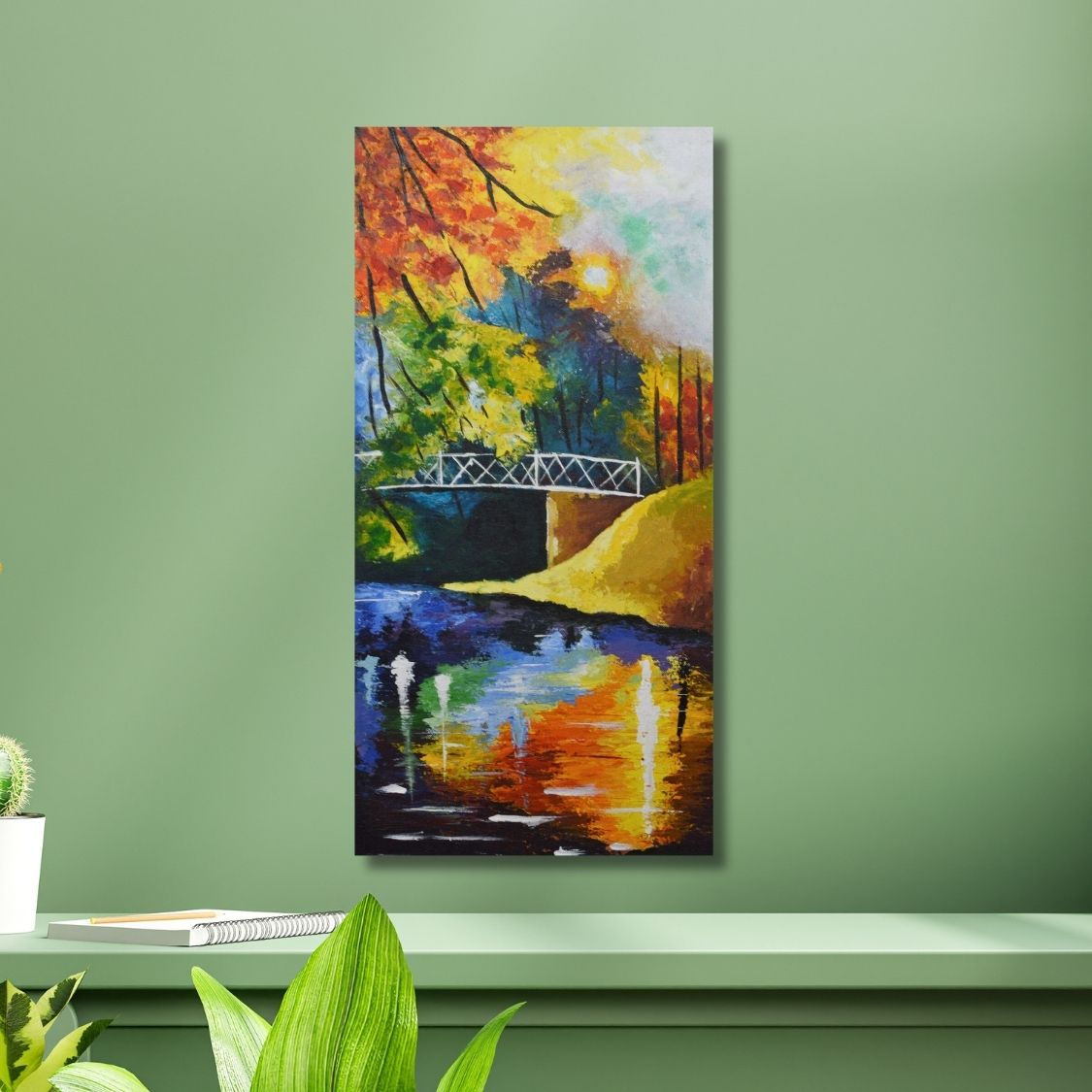 Forest reflections wall art