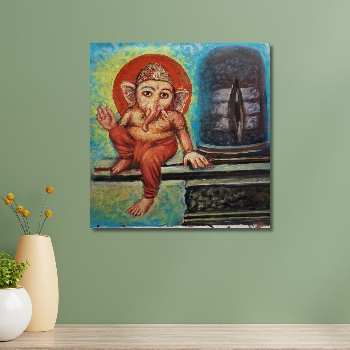 Realistic Ganesh Artwork