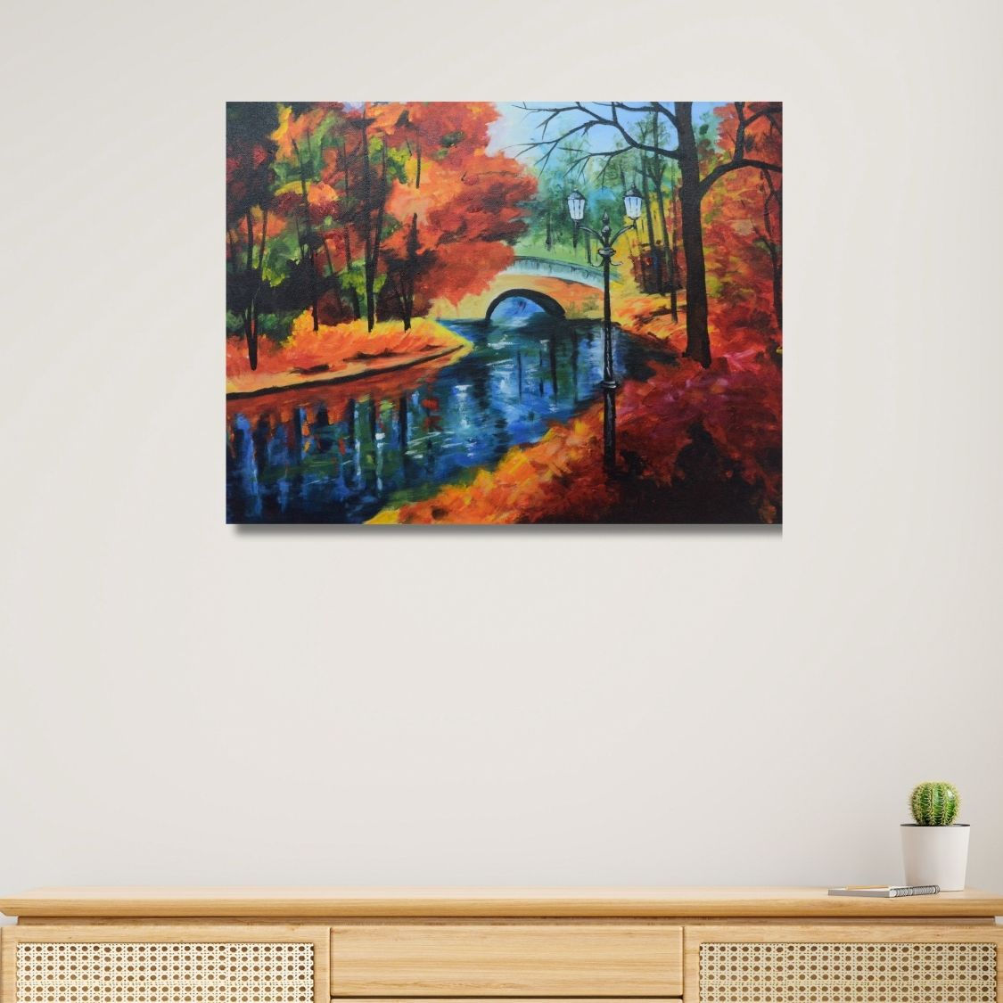 Acrylic River Canvas Art