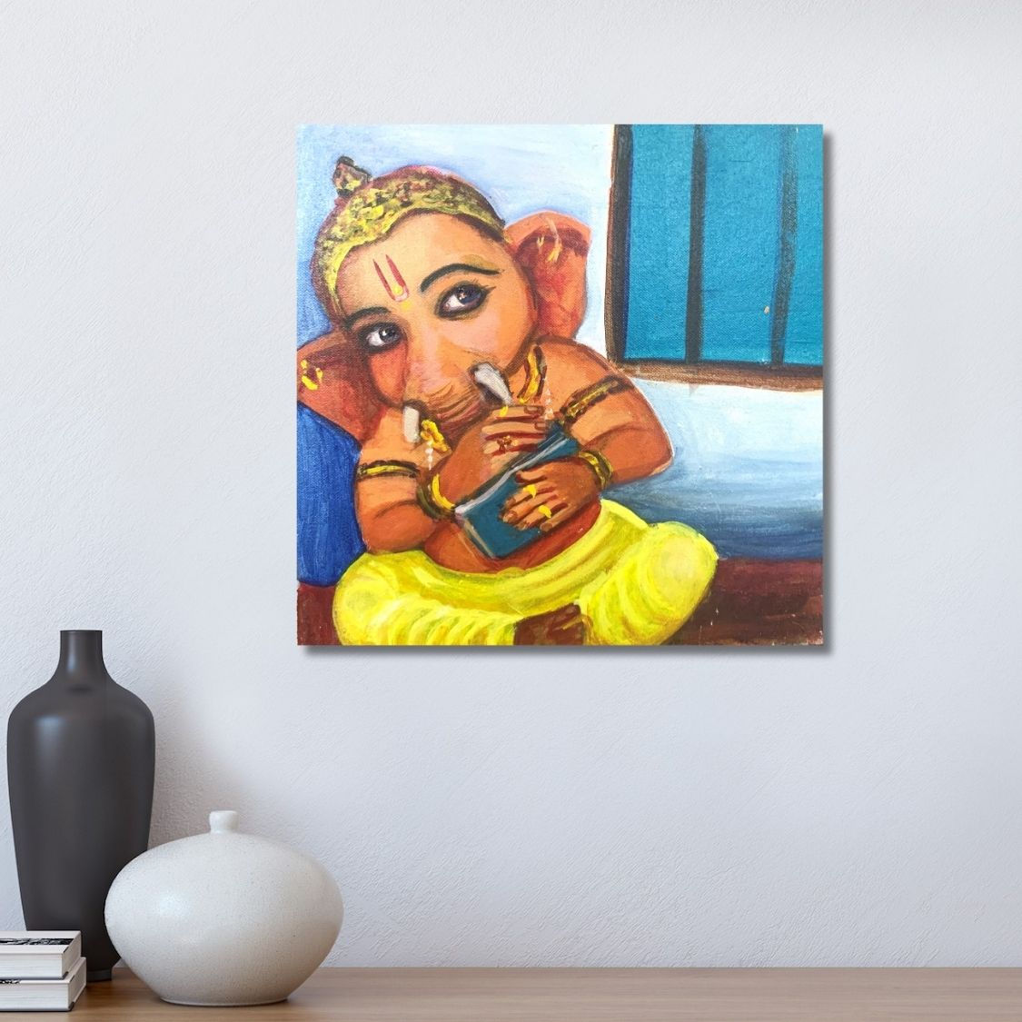 Handmade Baby Ganesha Artwork