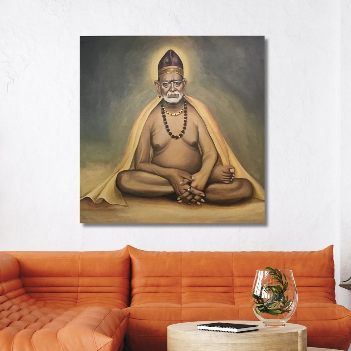 Realistic Spiritual Guru Painting