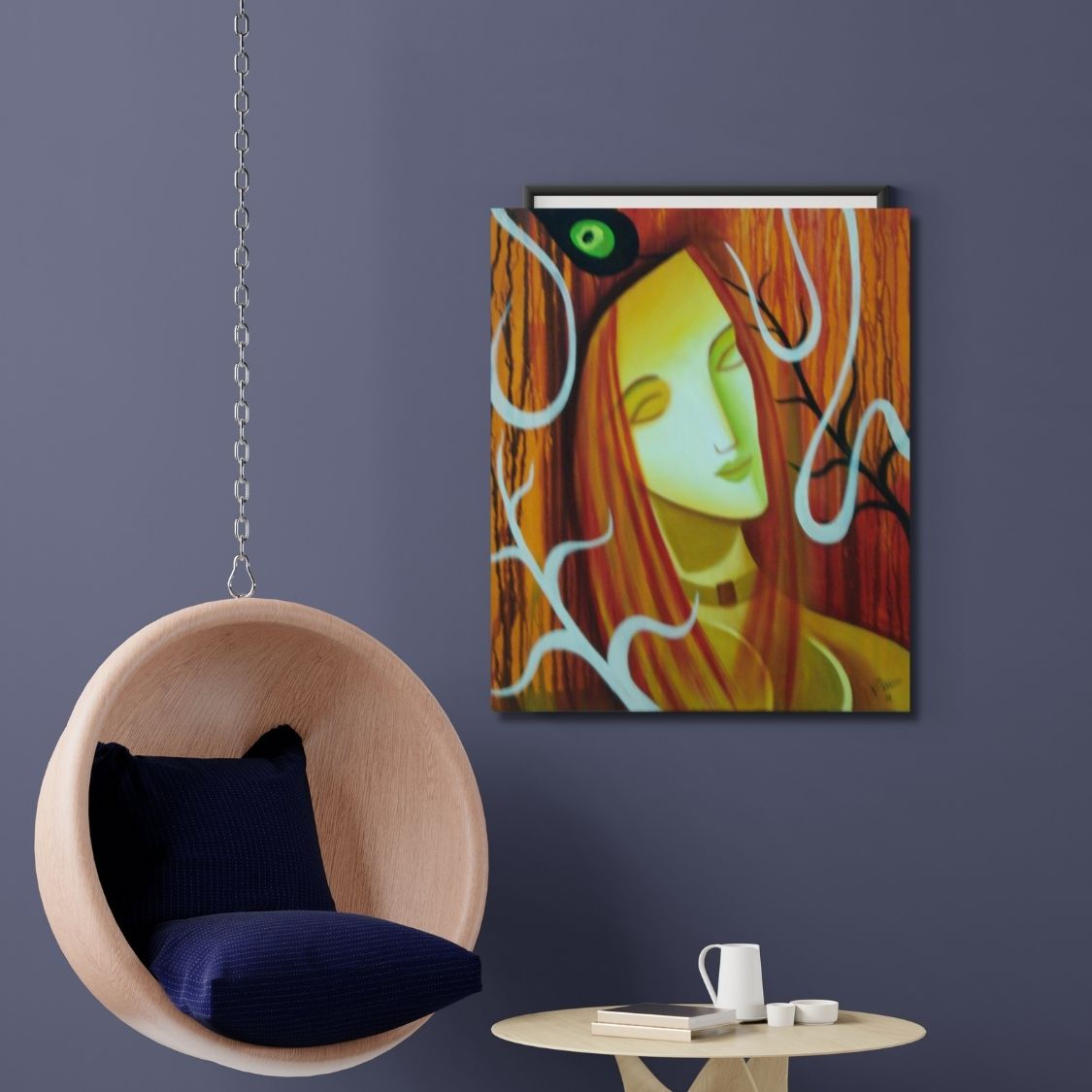 Handmade Abstract Woman Art