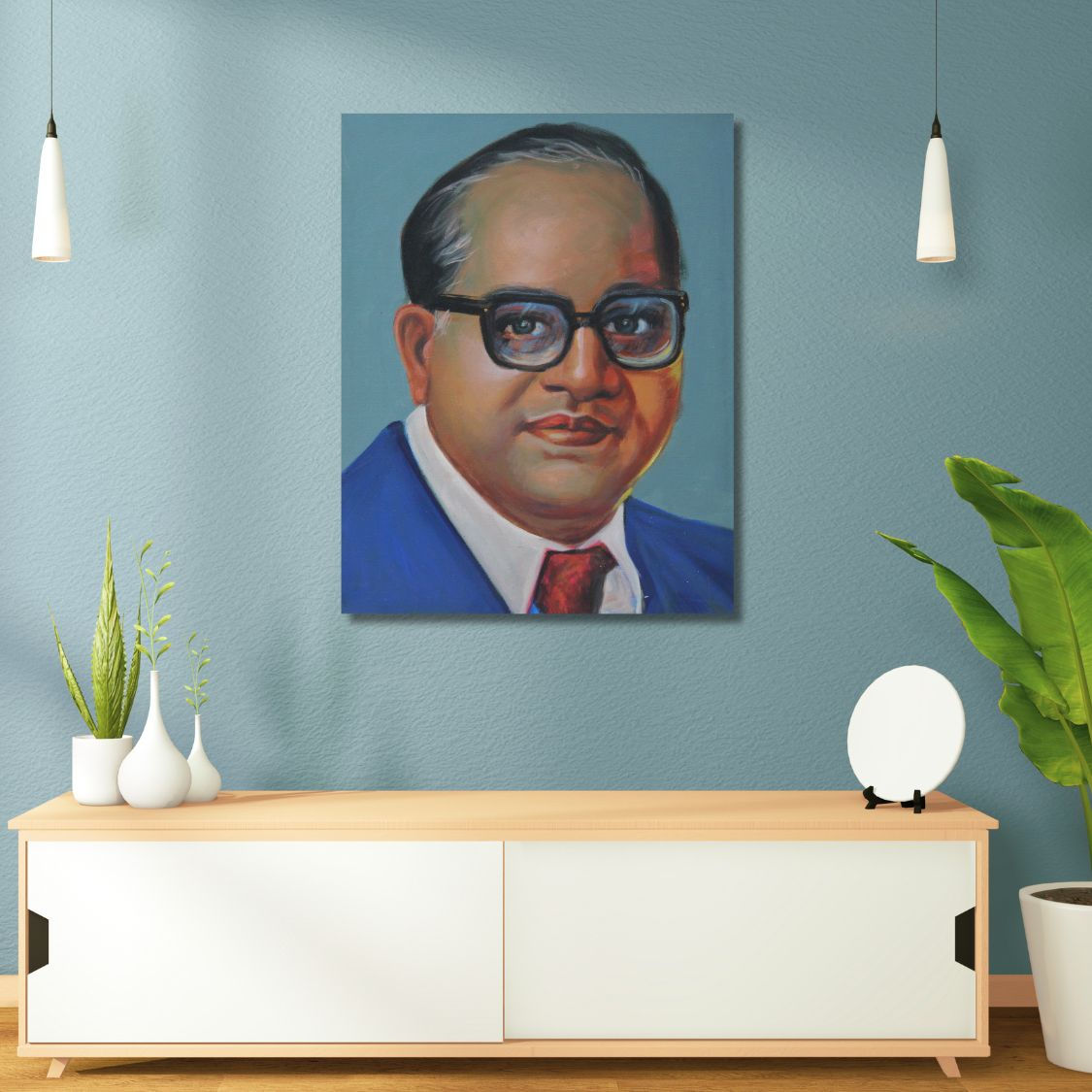 realistic acrylic art dr ambedkar