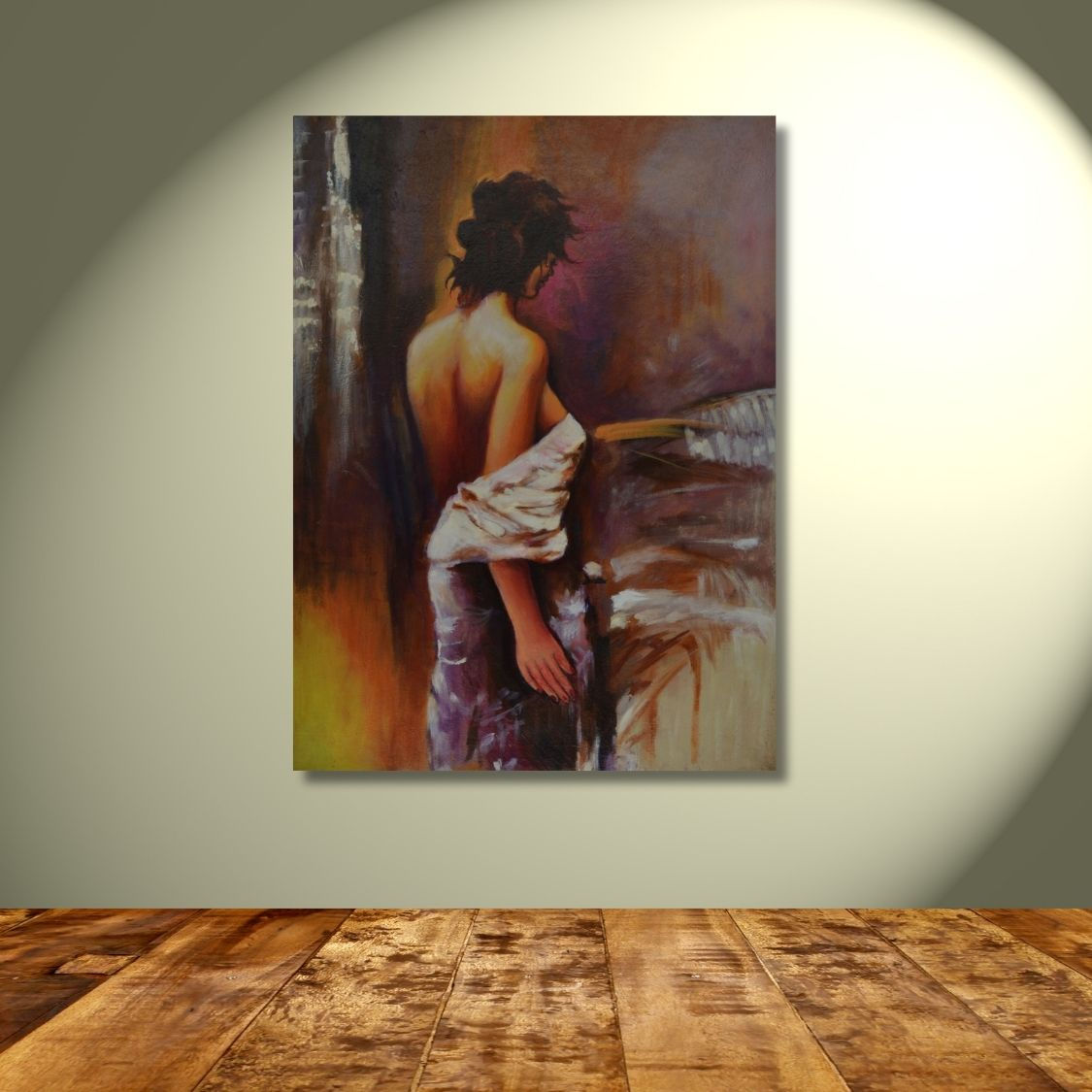 Handmade Painting of Girl