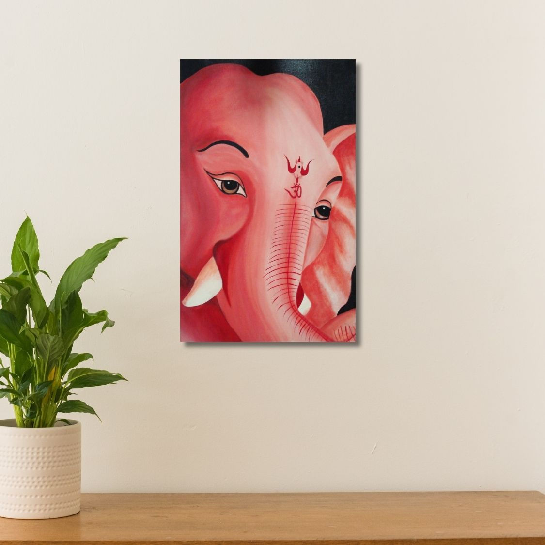 modern lord ganesha painting