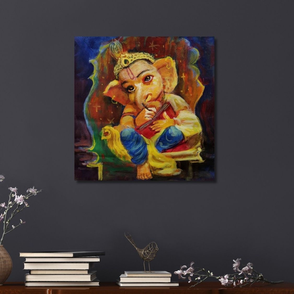 Colorful Lord Ganesha Artwork
