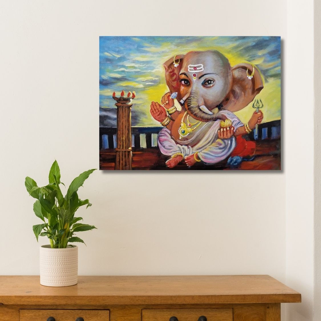 Realistic Ganesha Artwork
