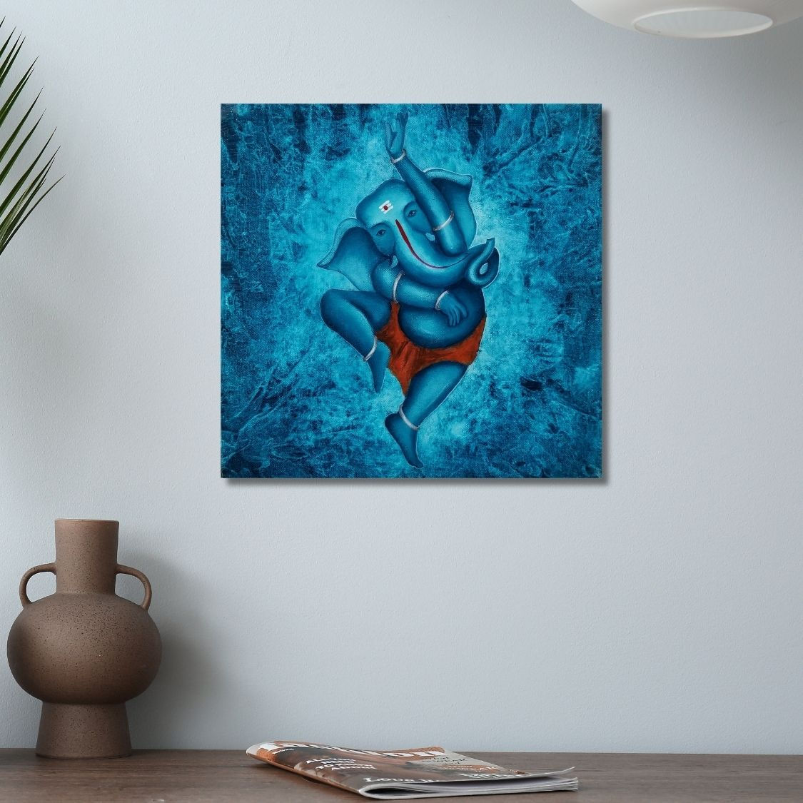 lord ganesha on canvas