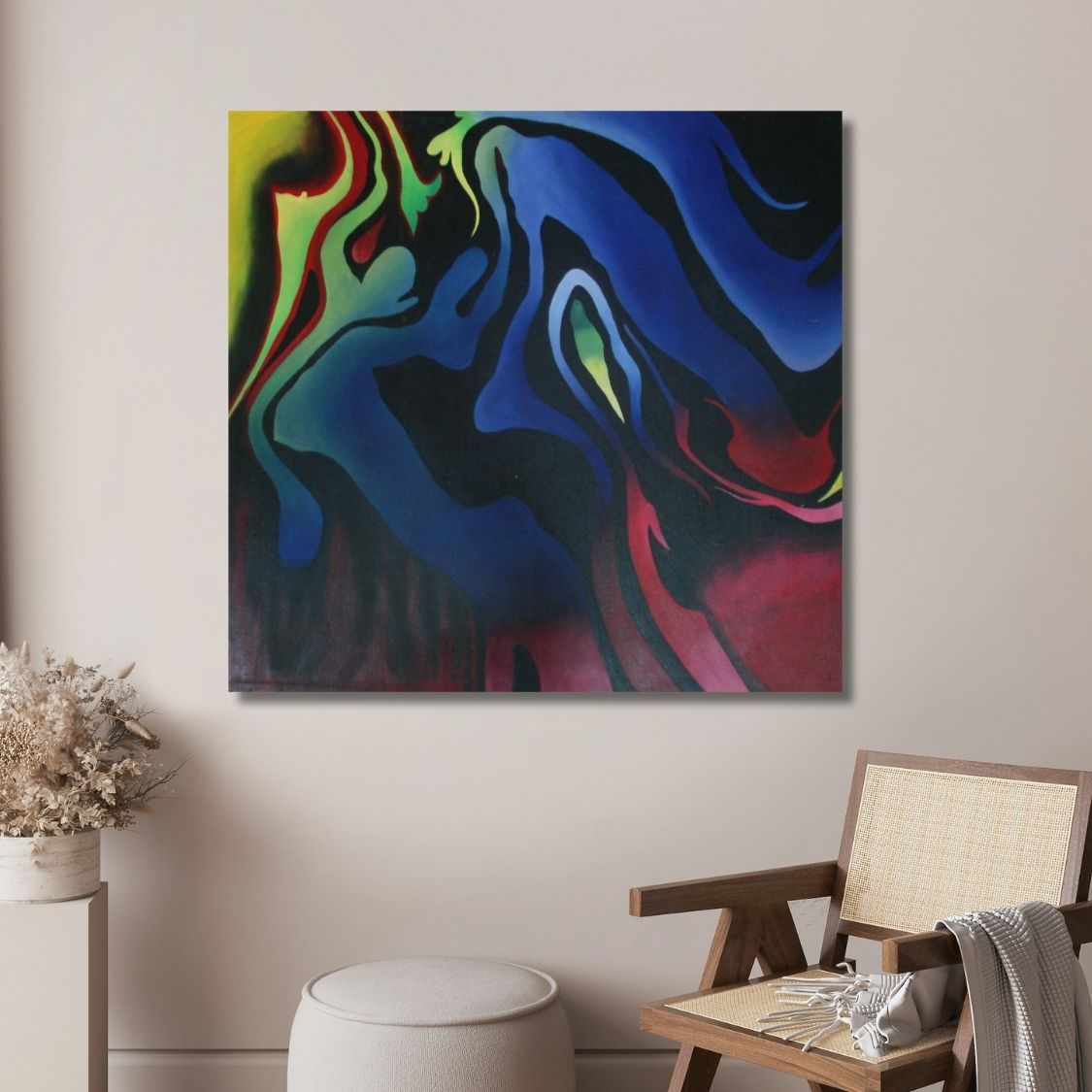 Bold Color Abstract Wall Art