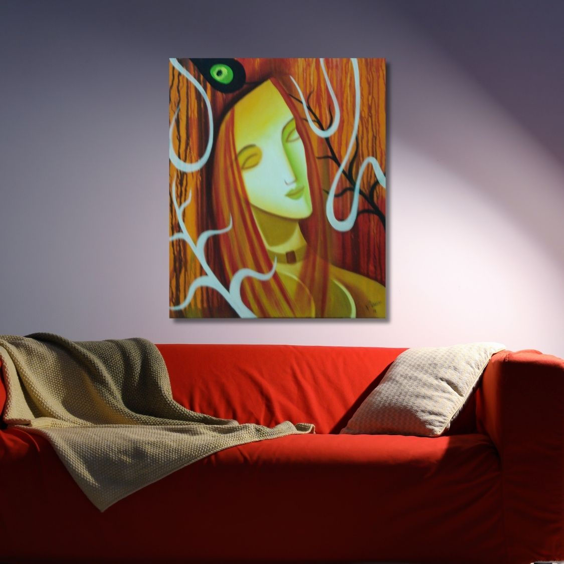 Vibrant Abstract Canvas Art