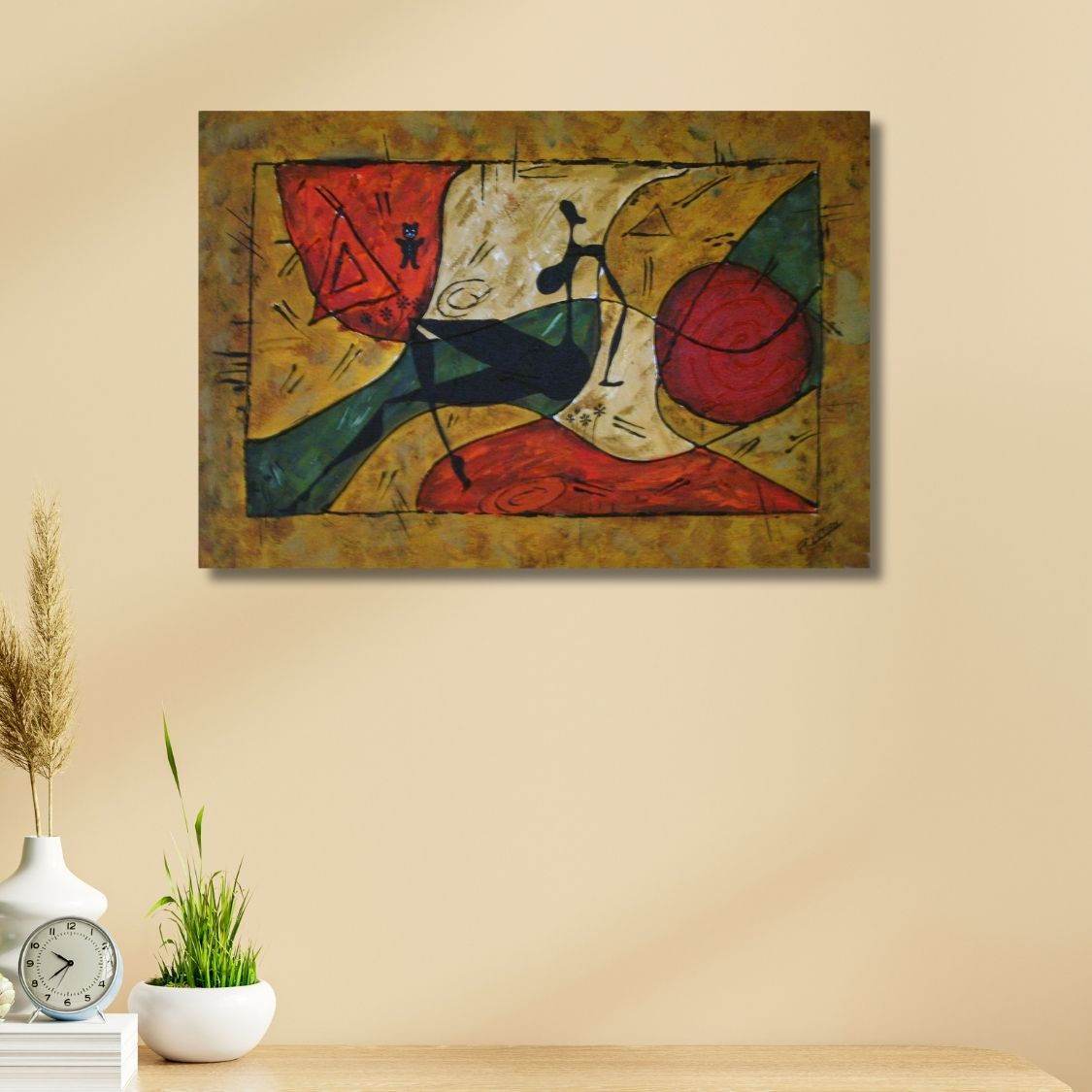 Creative Acrylic Painting Celebrating Womanhood