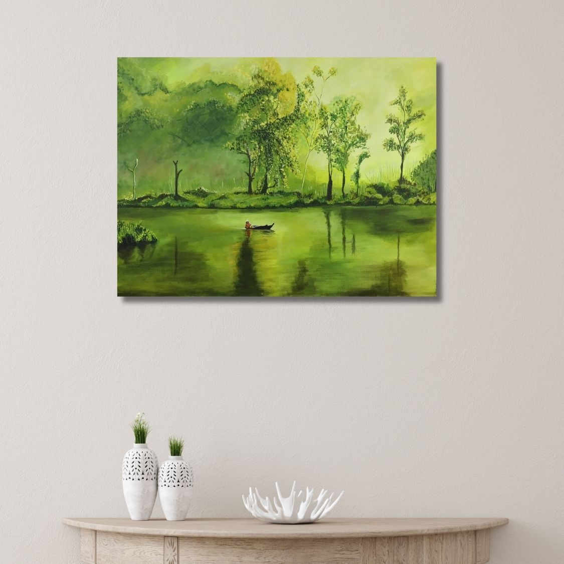 Acrylic River Painting