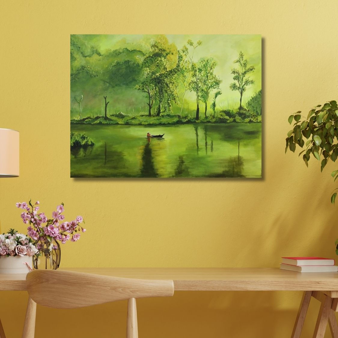 Green Wall Decor Art