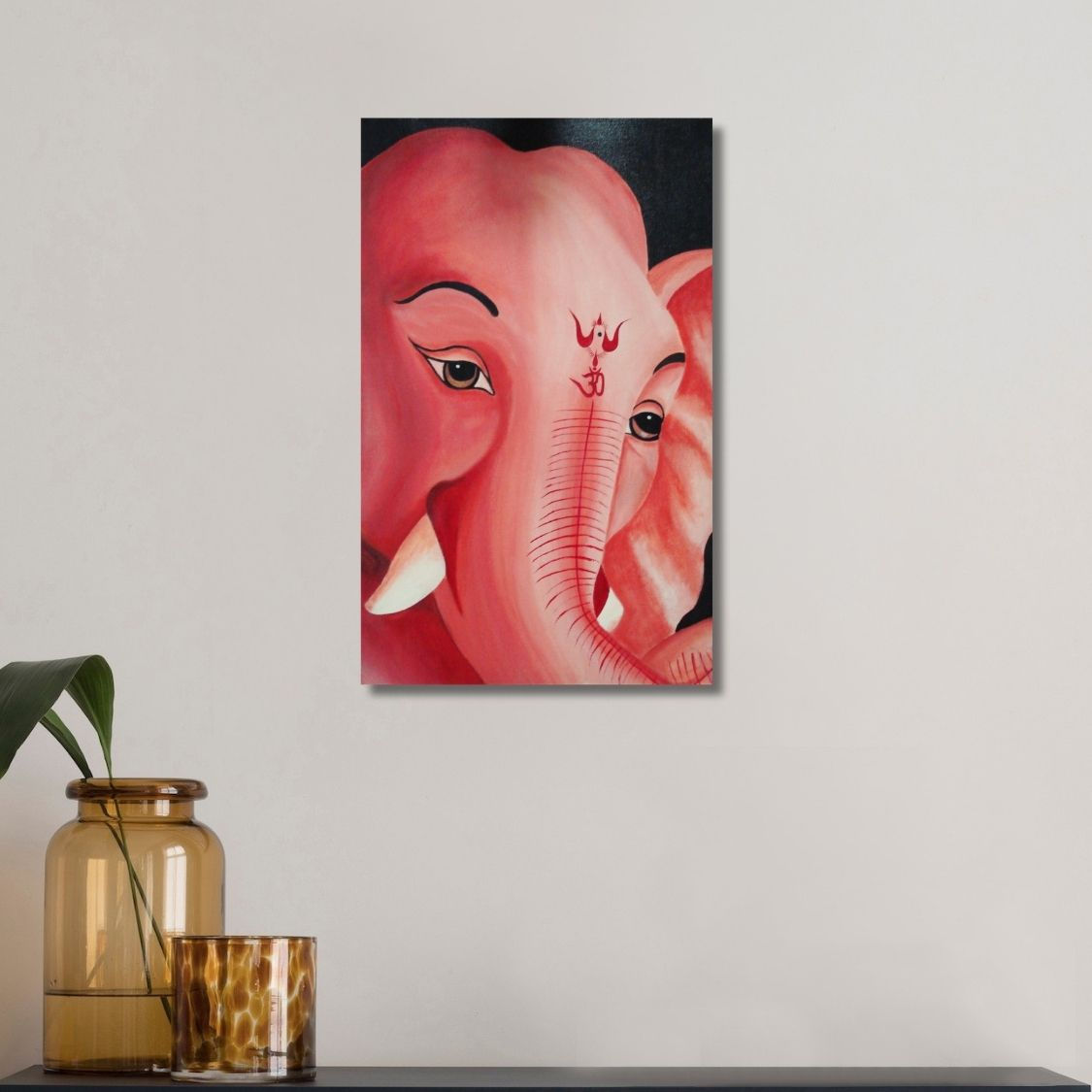 handmade hindu deity painting