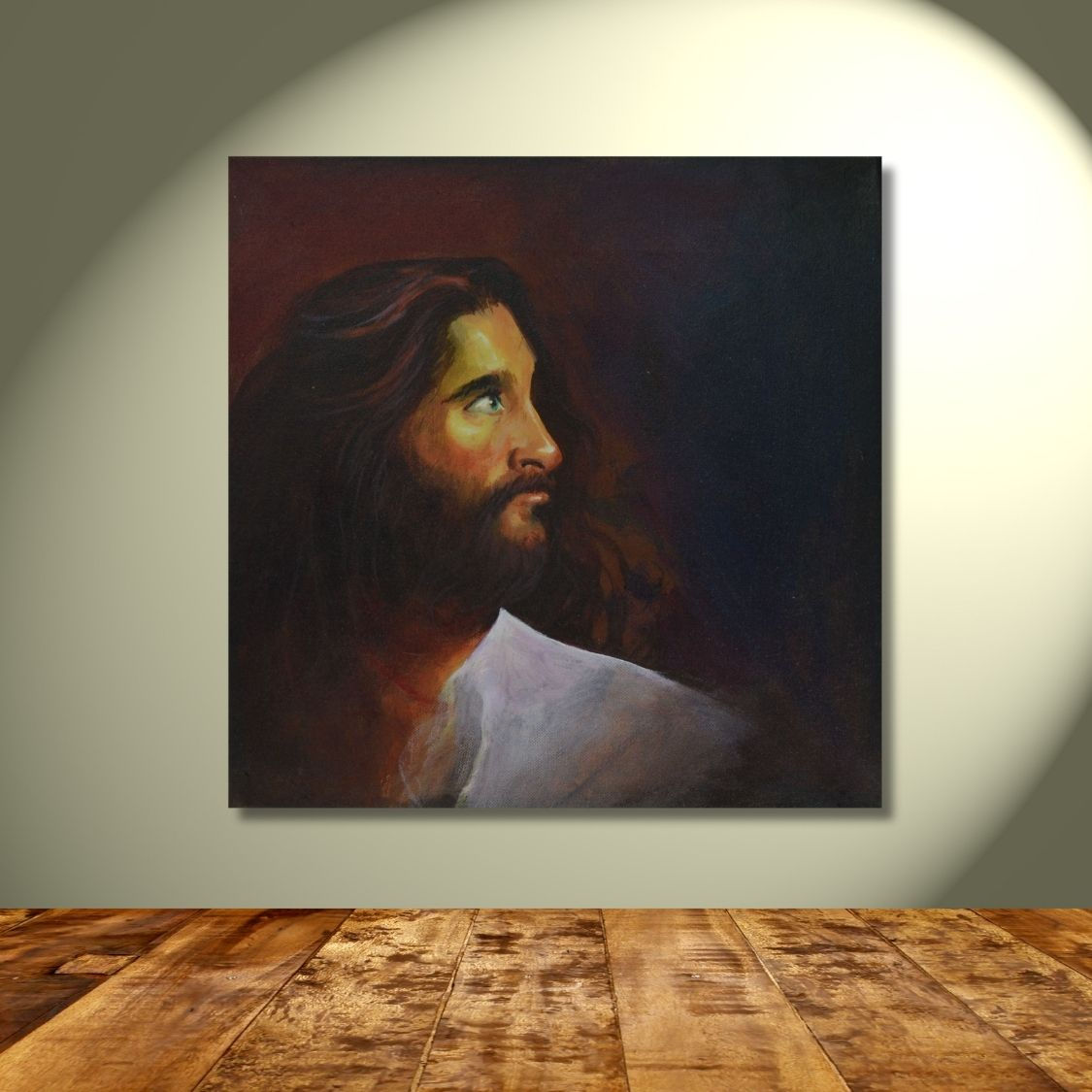 Handmade Oil Religious Art