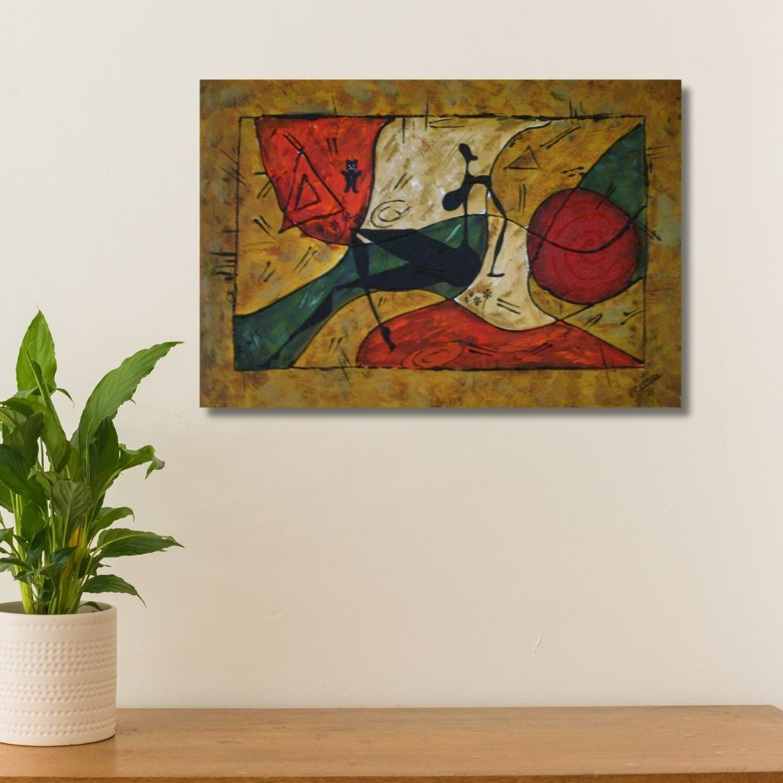 Abstract Women Painting for Home