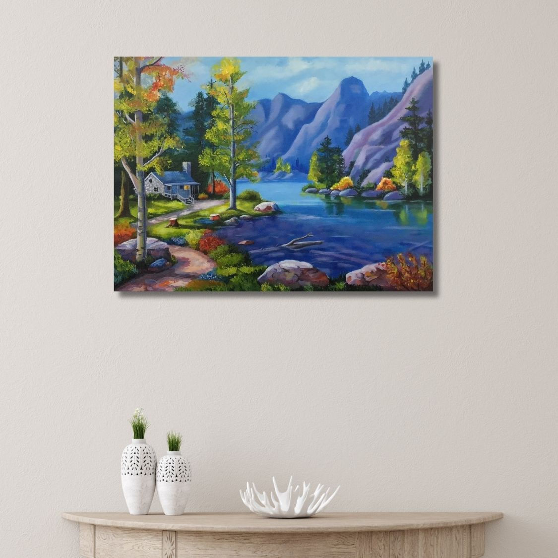 Nature Landscape Acrylic Painting