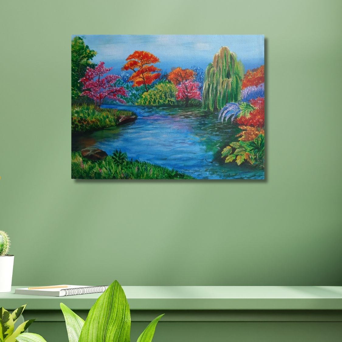 Vibrant Tree Painting