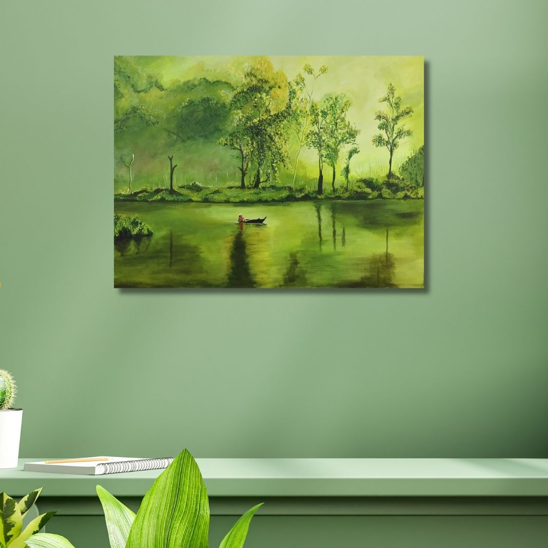 Peaceful Nature Scene Painting