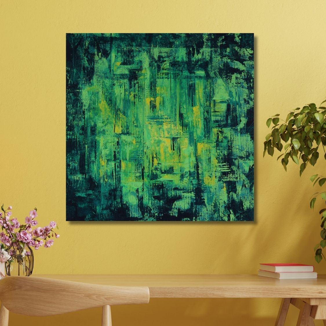 Elegant Abstract Canvas Painting