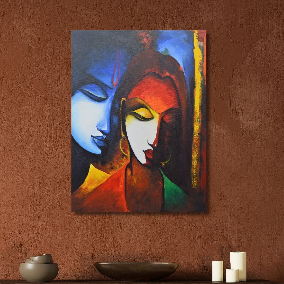 Acrylic Krishna Wall Art