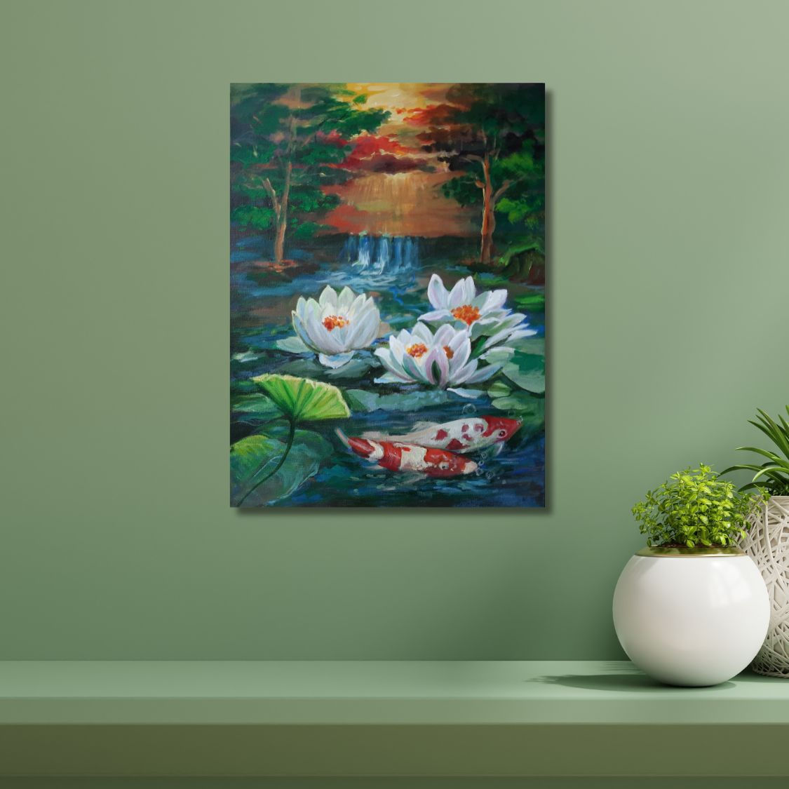 handmade nature painting