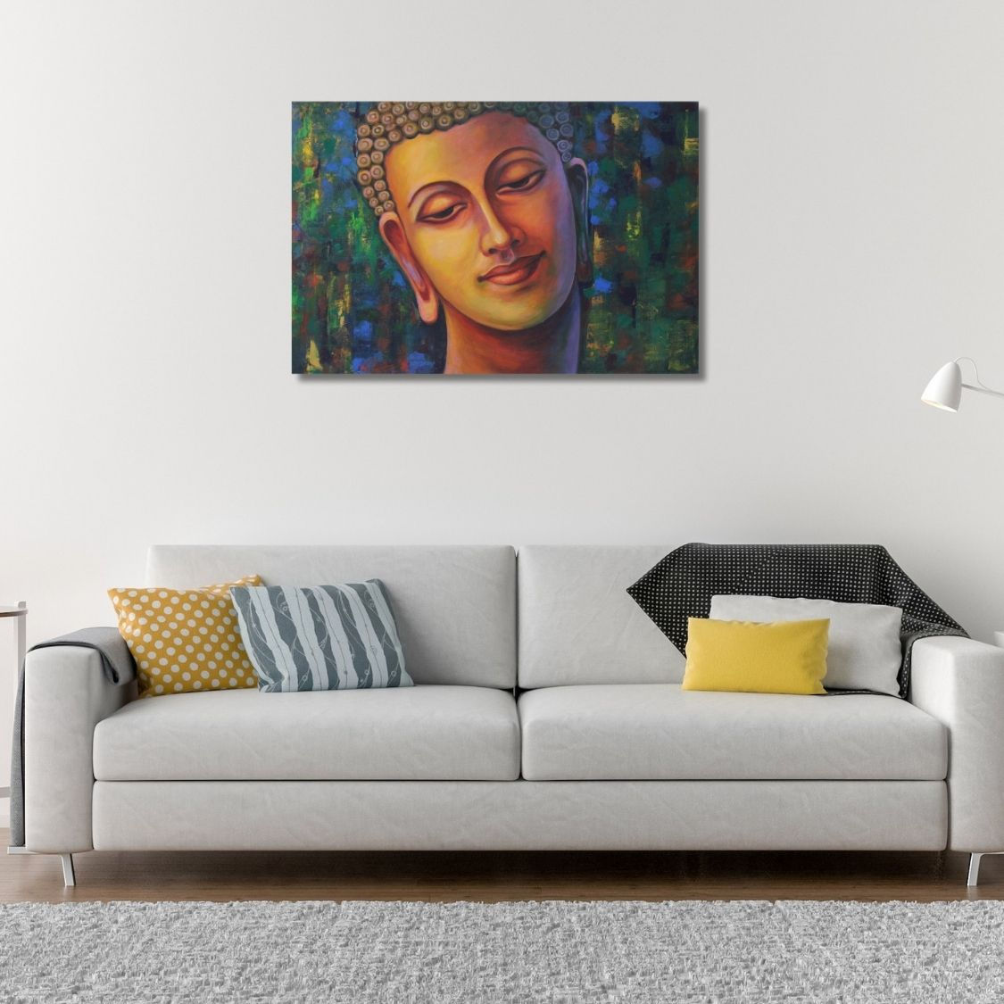 Colorful Buddha Wall Art