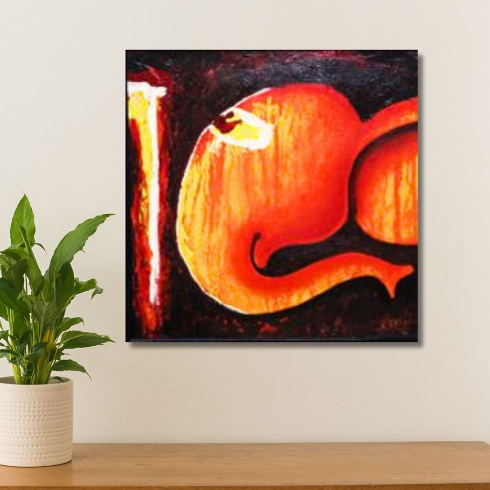 handmade ganesha painting