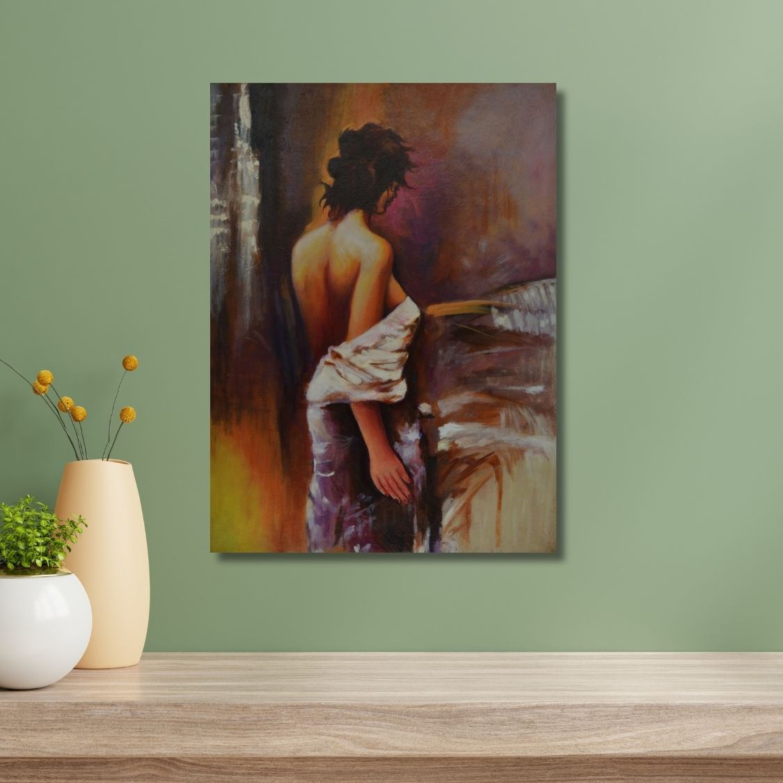 Solitude and Grace Acrylic Painting