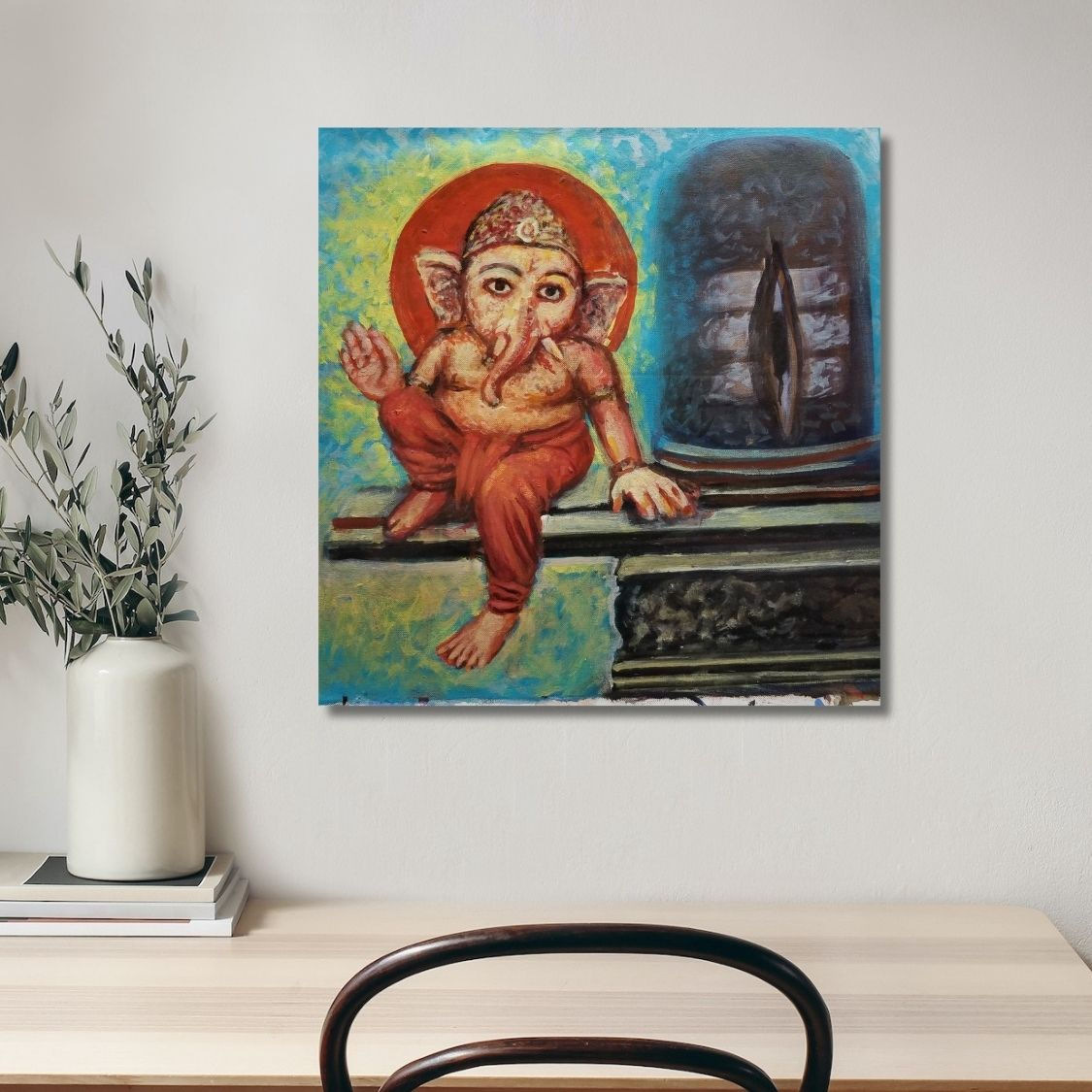 Ganesh Canvas Wall Art