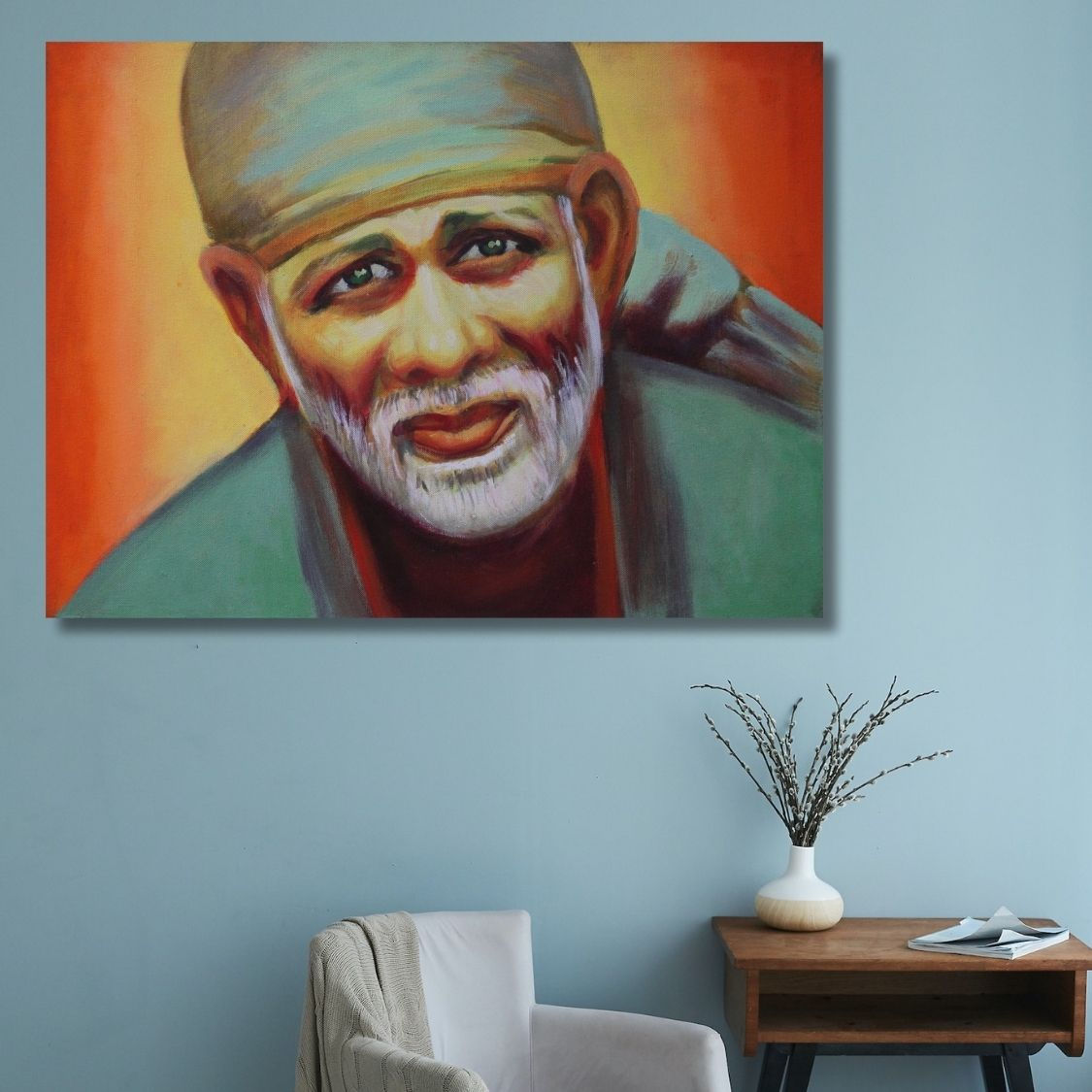 Sai Baba Devotional Artwork