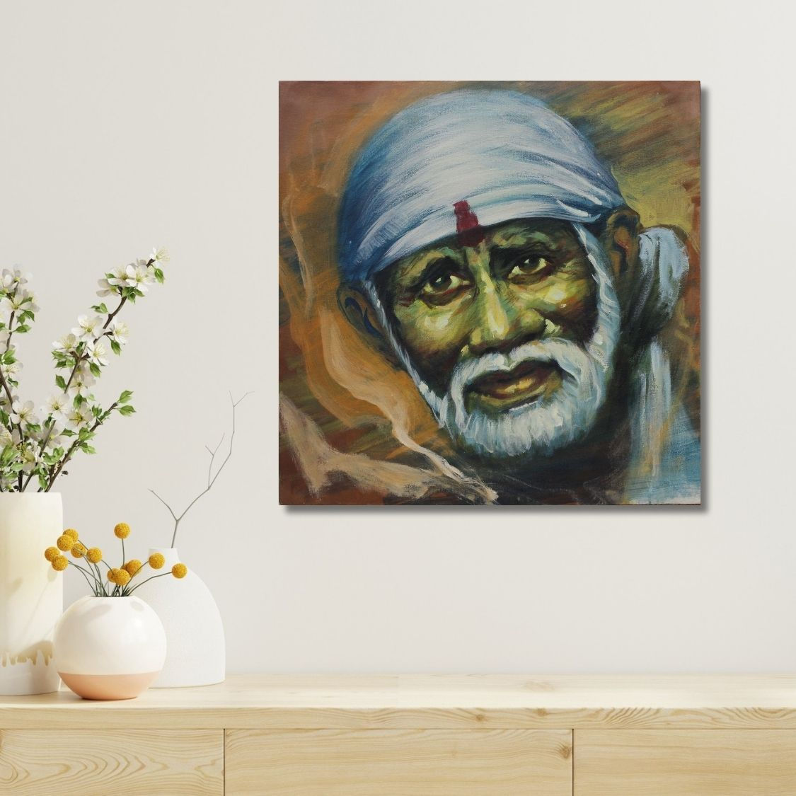 Devotional Sai Baba Artwork