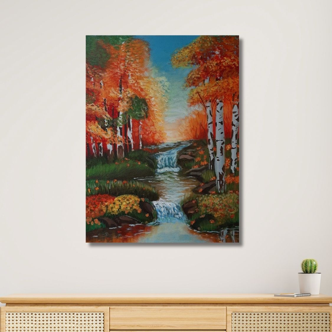 Flowing Water Painting