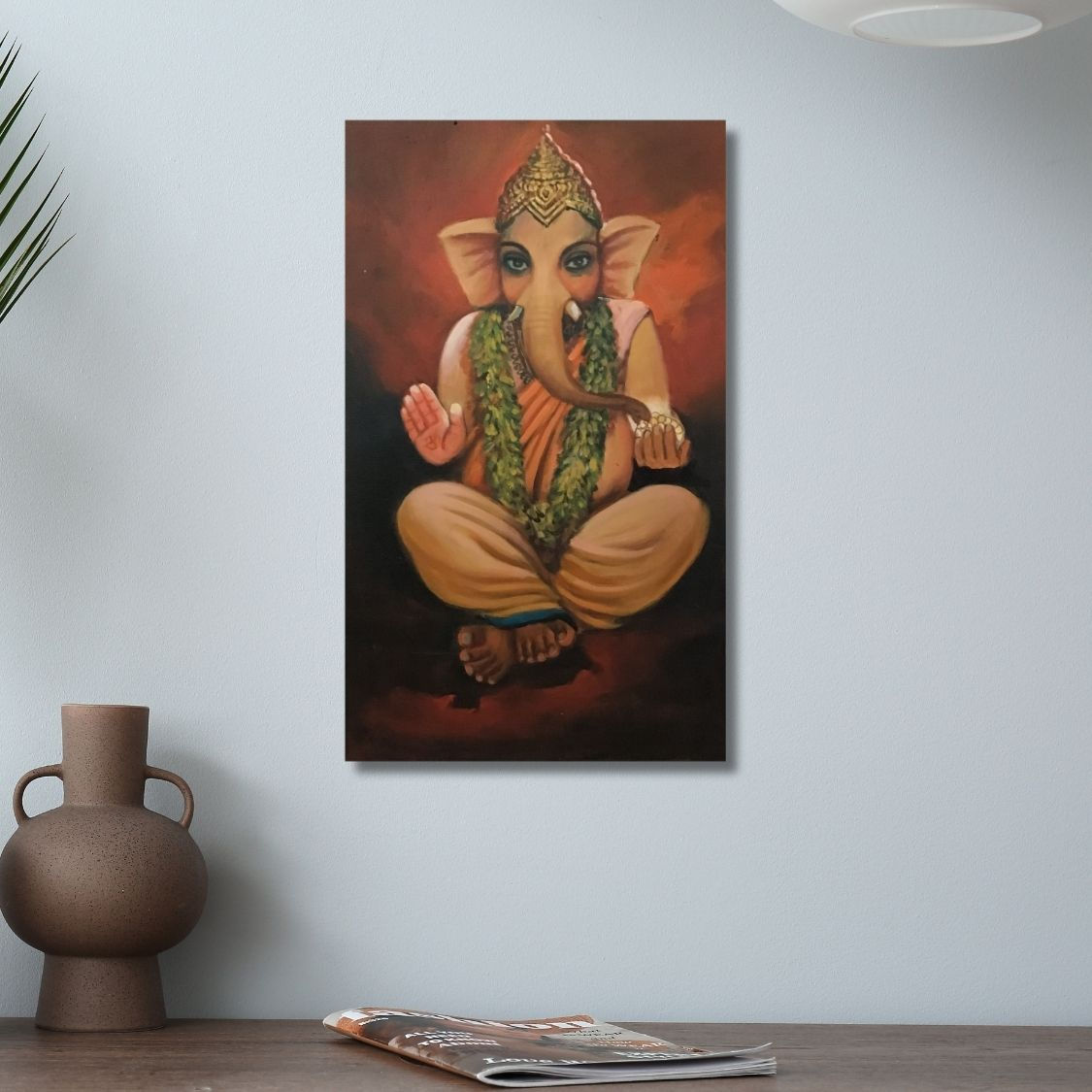 acrylic ganesha painting