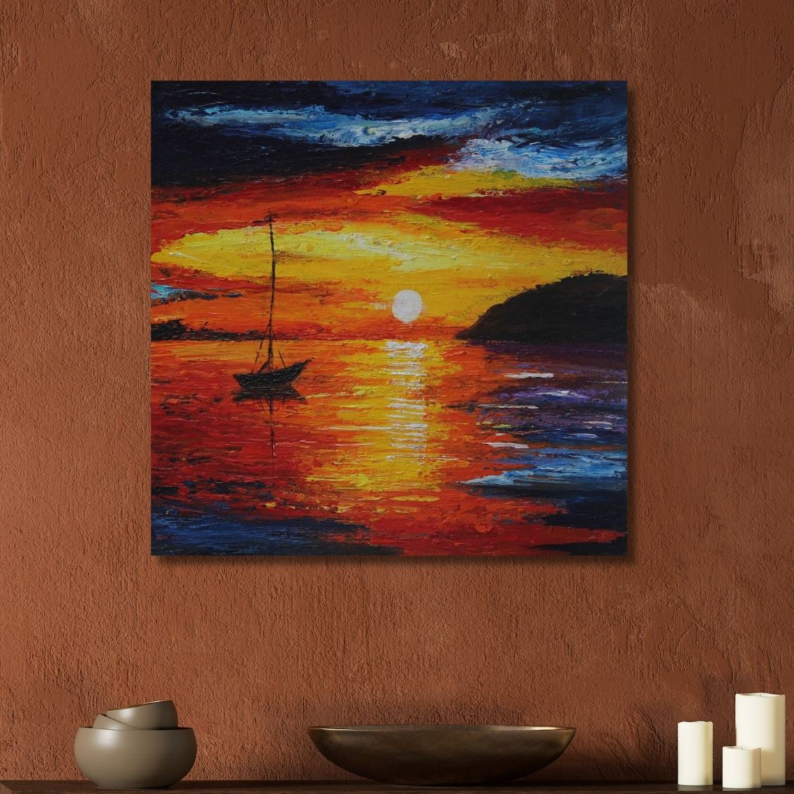Vibrant Sea Painting
