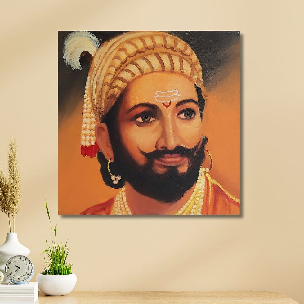 handmade maratha king artwork