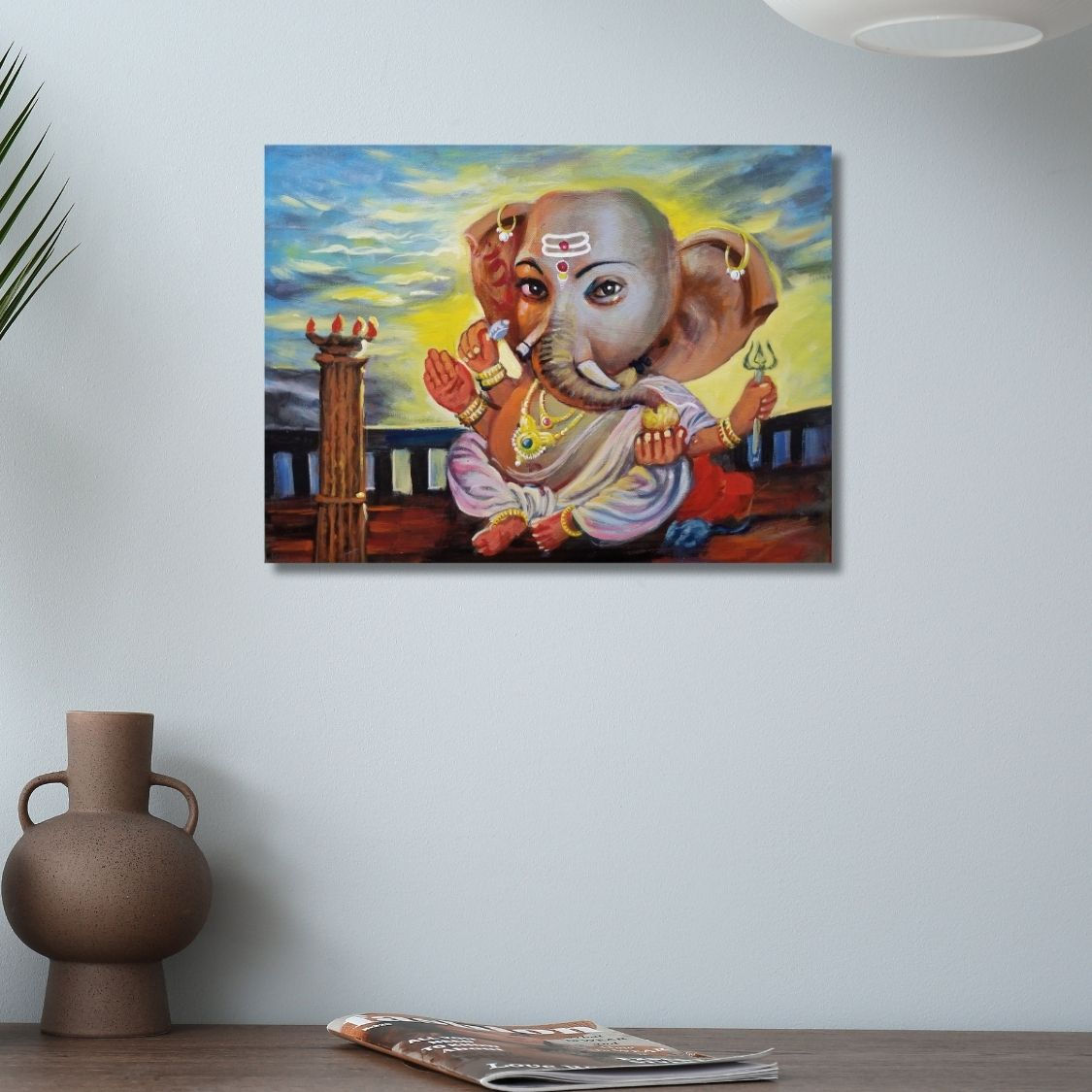 Ganesha Canvas Art