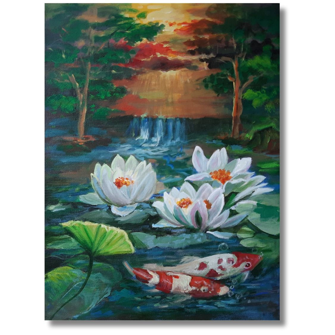 koi fish painting