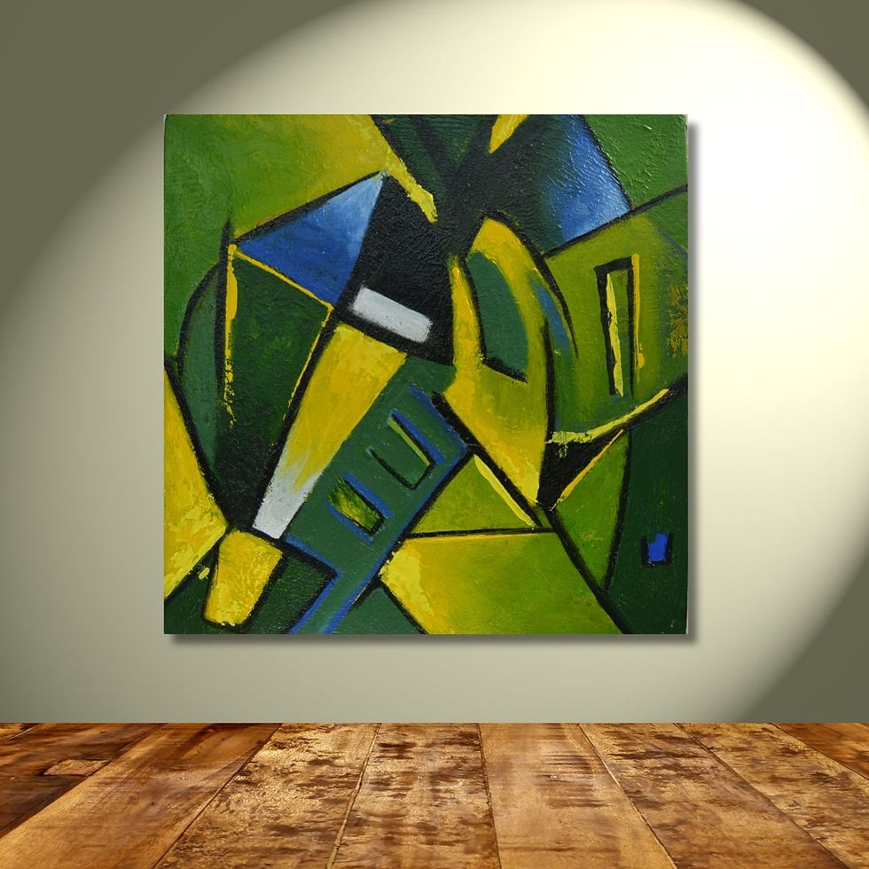 Handmade Acrylic Abstract Artwork