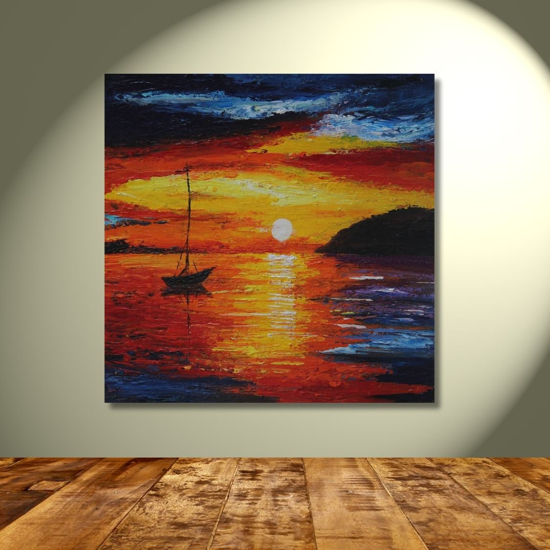 Handmade Sea Canvas Art