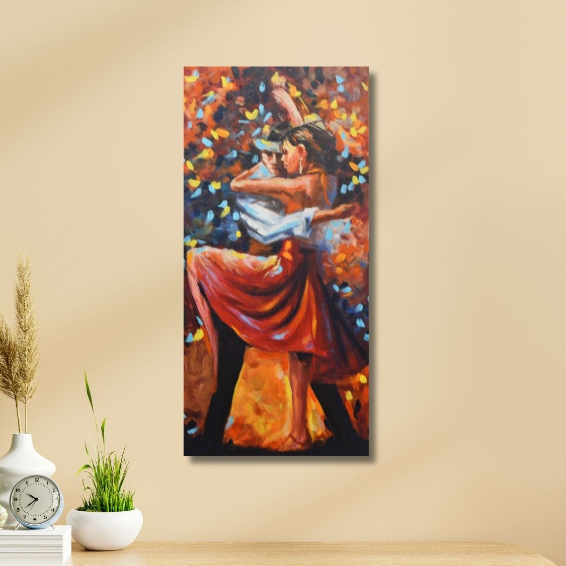 handmade couple wall painting